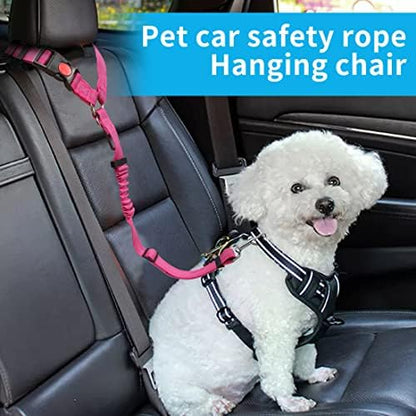YAOHDAO Dog Seat Belt Harness for Car, Restraint Adjustable - Image 2