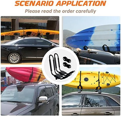 Kayak Roof Rack, 2 Pair J-Bar Roof Rack - Image 7