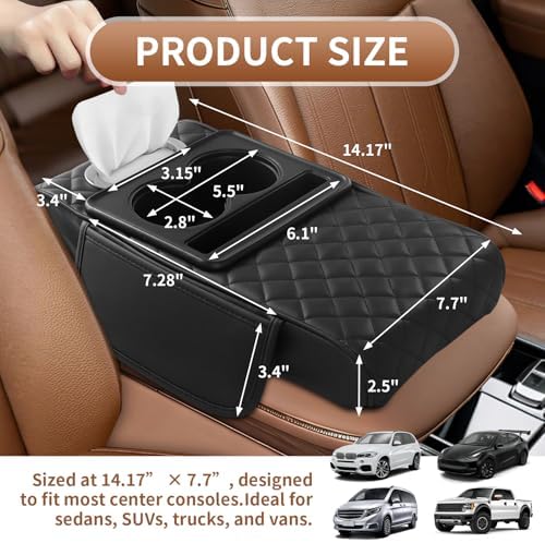 5-in-1 Universal Car Center Console Cover - Image 3