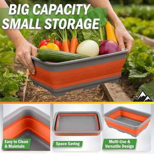 Set of 2 Multipurpose Wash Bins – 7.27-Liter Basins - Image 3