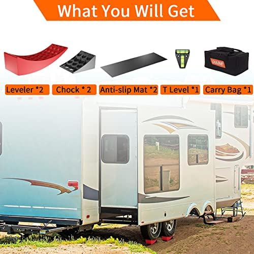 OULEME RV Leveling Blocks, Camper Trailer Leveler, 2 Packs - Image 4