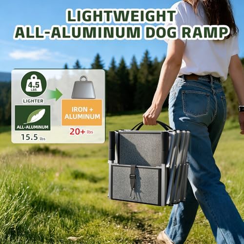 Dog Stairs for Large Dogs, ''   Foldable Dog Ramp for Car - Image 2