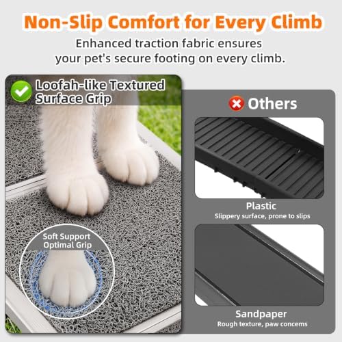 Dog Ramp for Car, "  × "  Ultra-Wide Aluminum Outdoor Pet Ramp for - Image 2