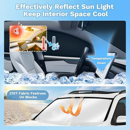 KUST Car Window Shades for Honda CR-V 2007-2011 Windshield Sun Shade Side - Image 3