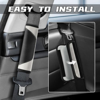 2PCS Car Seat Belt Cover Pads, Seatbelt Shoulder Cushion - Image 4