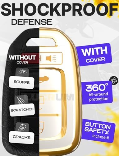 Lucrum Compatible with Honda Key Fob Cover & Keychain - Image 4