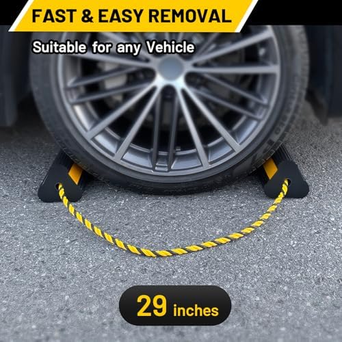 ROBLOCK Wheel Chocks for RV Trailer Camper Truck Car Aircraft, Versatile Heavy - Image 6