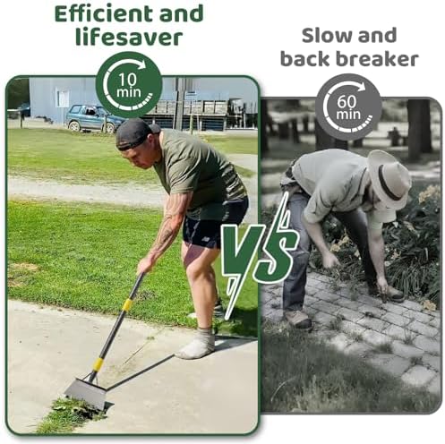 Garden Flat Shovel, Floor Scraper, Heavy Duty Floor Scraping Tool, Metal - Image 5