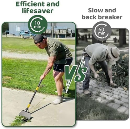 Garden Flat Shovel, Floor Scraper, Heavy Duty Floor Scraping Tool, Metal - Image 5