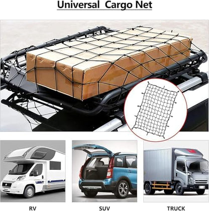 2'x3' Bungee Cargo Net Stretches to 4'x6' - Image 7