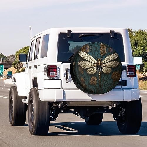 Delerain Gold Dragonfly Spare Tire Cover - Image 2