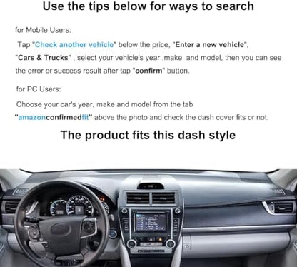 Yiz Dash Cover Mat Pad Fit for Toyota Camry J106 - Image 2