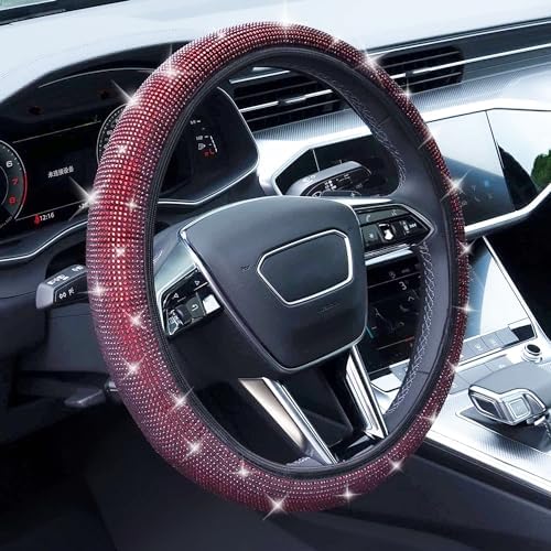 Bling Steering Wheel Cover, Rhinestone Steering Wheel Cover by Limsas