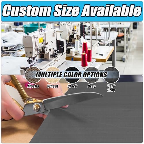 Amagenix 90% Shade Fabric 10'X 12' Gray Sun Shade Cloth - Image 2
