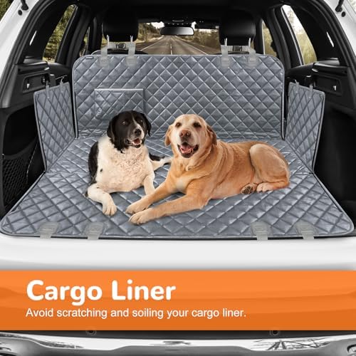 URPOWER Dog Car Seat Cover for Back Seat, 100% Waterproof Hammock for Car - Image 5