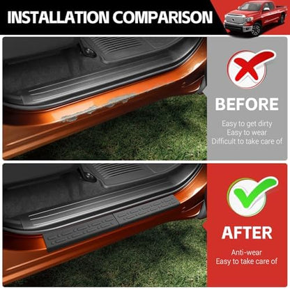 Door Sill Guards Kit Fit for 2019-2026 Dodge RAM 1500 Accessories Entry Guard - Image 2