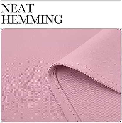 NICETOWN Crystal Pink Blackout Curtains Grommet - Image 7