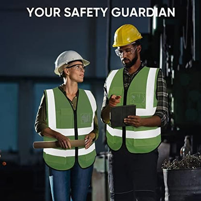 TICONN High Visibility Reflective Safety Vest - Image 6