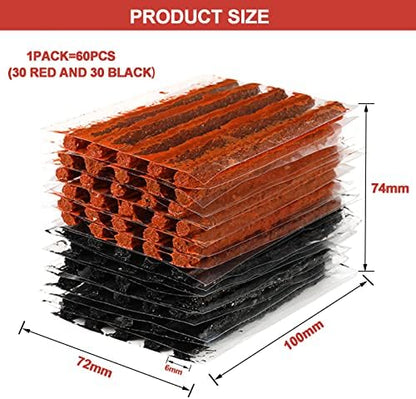60 Pcs Tire Repair Plugs, Tire Repair Gum - Image 5