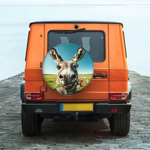 Donkey Spare Tire Cover Waterproof Wheel Cover 14 Inch Universal Fit - Image 2
