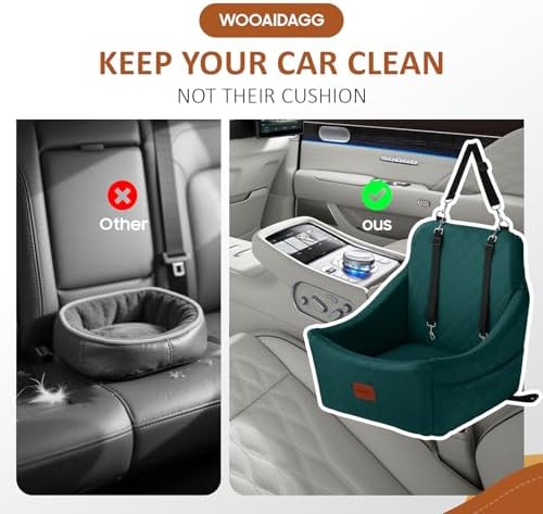 WOOAIDAGG Dog Car Seat for Medium Dogs, Pet Travel Bed - Image 6