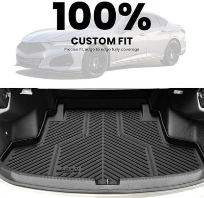LASFIT Cargo Mat for Acura TLX & Type S 2021-2025 Sedan, Rear Trunk Liner - Image 3