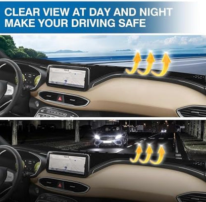 KUST Black Dash Cover for 2019-2023 Hyundai Santa Fe Left Hand Driving - Image 6