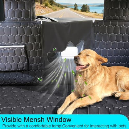 Meginc Dog Seat Covers for Back Seat, Dog Car Seat for Tesla Model 3, 100% - Image 3
