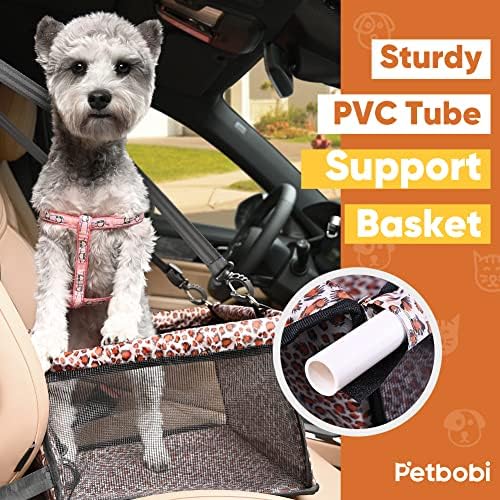 Petbobi Dog Car Seat for Small Dogs and Cats up to 15 lbs, Portable Booster - Image 3