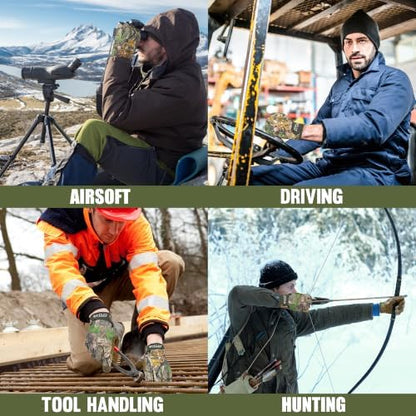 HANDLANDY Work Gloves for Men & Women, Utility Mechanic Working Gloves Touch - Image 6