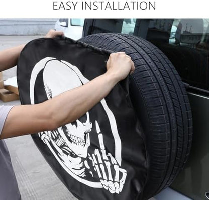 Spare Tire Cover for Jeep JK Wrangler SUV Truck Trailer RV - Image 7