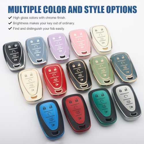for Chevy Key Fob Cover, 5 Buttons TPU Key Cover - Image 6