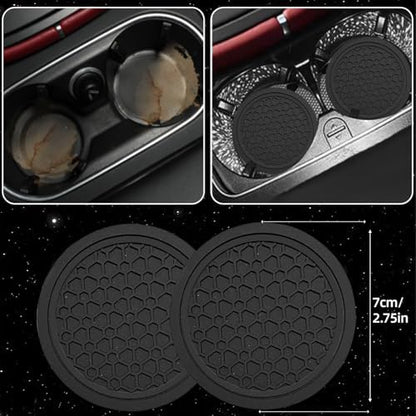 NBTEPEM 6 Pcs Black Carbon Fiber Steering Wheel Cover Set, Sport Microfiber - Image 7