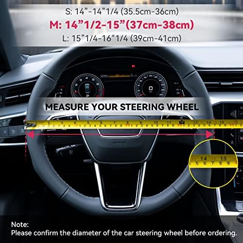 Boho Steering Wheel Cover Elastic Microfiber - Image 5
