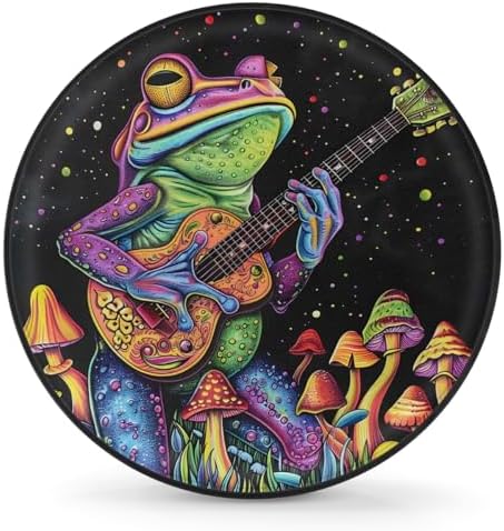 Rv Spare Tire Cover Wheel Funny Frog Mushroom Tire Covers Wheel Protectors by FengQuGou
