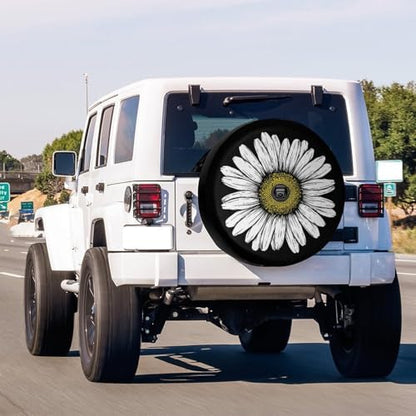Daisy Flower Spare Tire Cover - Image 2