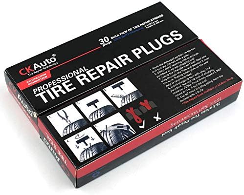 CKAuto 30 pcs 8" Black Tire Repair Strings Tire Repair Plugs - Image 6