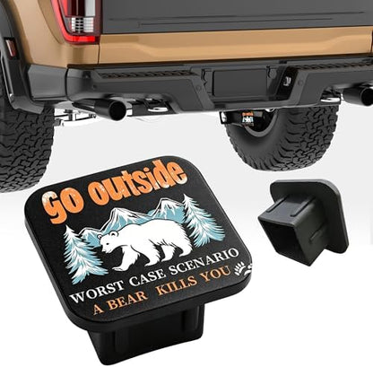 Go Outside Worst Case Scenario Hitch Cover Fits - Image 4