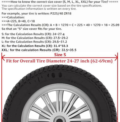 Glow Reflective Spare Tire Cover - Image 2