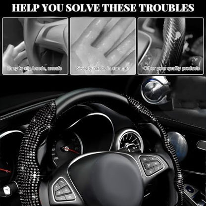 2 PCS Steering Wheel Cover, Segmented Car Wheel Covers - Image 6