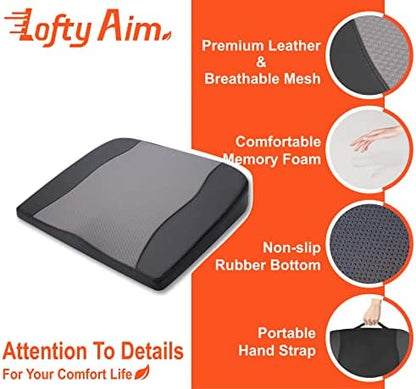 Lofty Aim Car Seat Cushion, Memory Foam Car Seat Cushions - Image 5