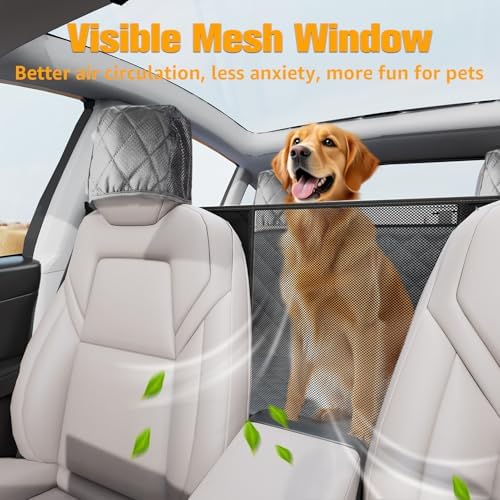 PETICON Dog Seat Cover for Tesla Model 3 & Y Back Seat + 2 Door Protectors - Image 3