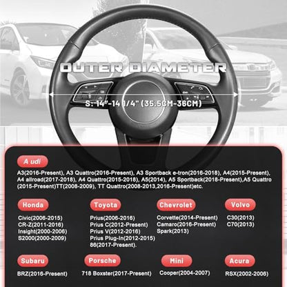 SEG Direct Car Steering Wheel Cover - Image 5