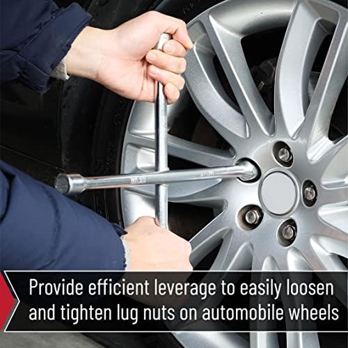 Bates Choice 14 Inch Carbon Steel 4 Way Lug Wrench - Image 3