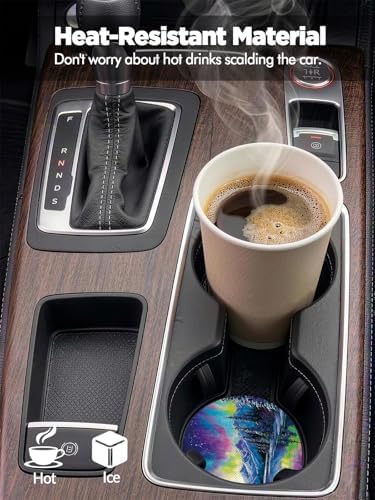WOCOCN Car Coasters for Cup Holders - Image 3