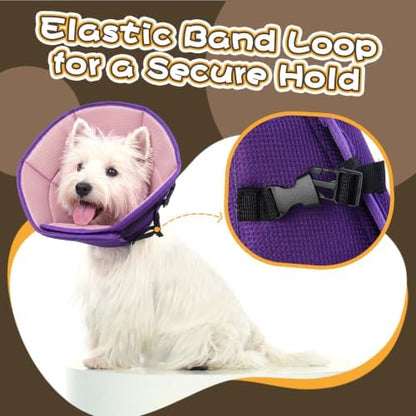 Allroaring Dog Cone Collar After Surgery, Adjustable Soft Recovery Cone - Image 4