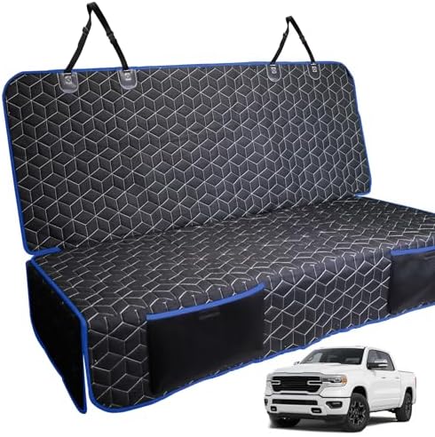 Meginc Back Seat Cover for Dogs, Washable Bench Seat Covers for Trucks by Meginc