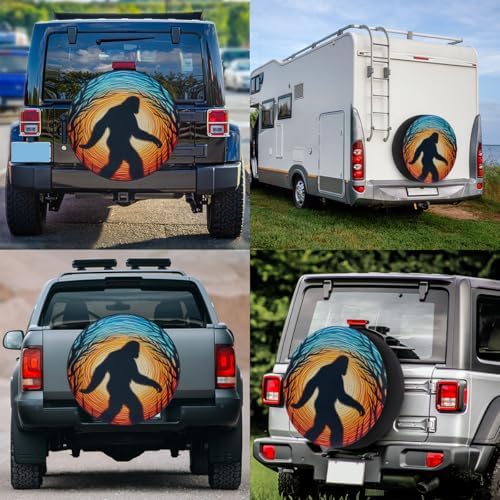 Bigfoot Spare Tire Cover 15in Spare Wheel Covers Tire Storage Cover - Image 6