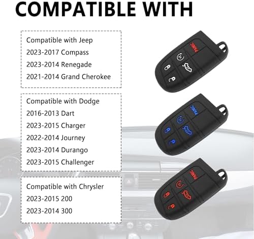 Stacool 5 Buttons Car Key Fob Cover, Key Fob Case Car Accessories Compatible - Image 7