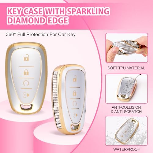 Rislobx Key Fob Cover Fit for Chevy Key, Car Key Case Protector - Image 5